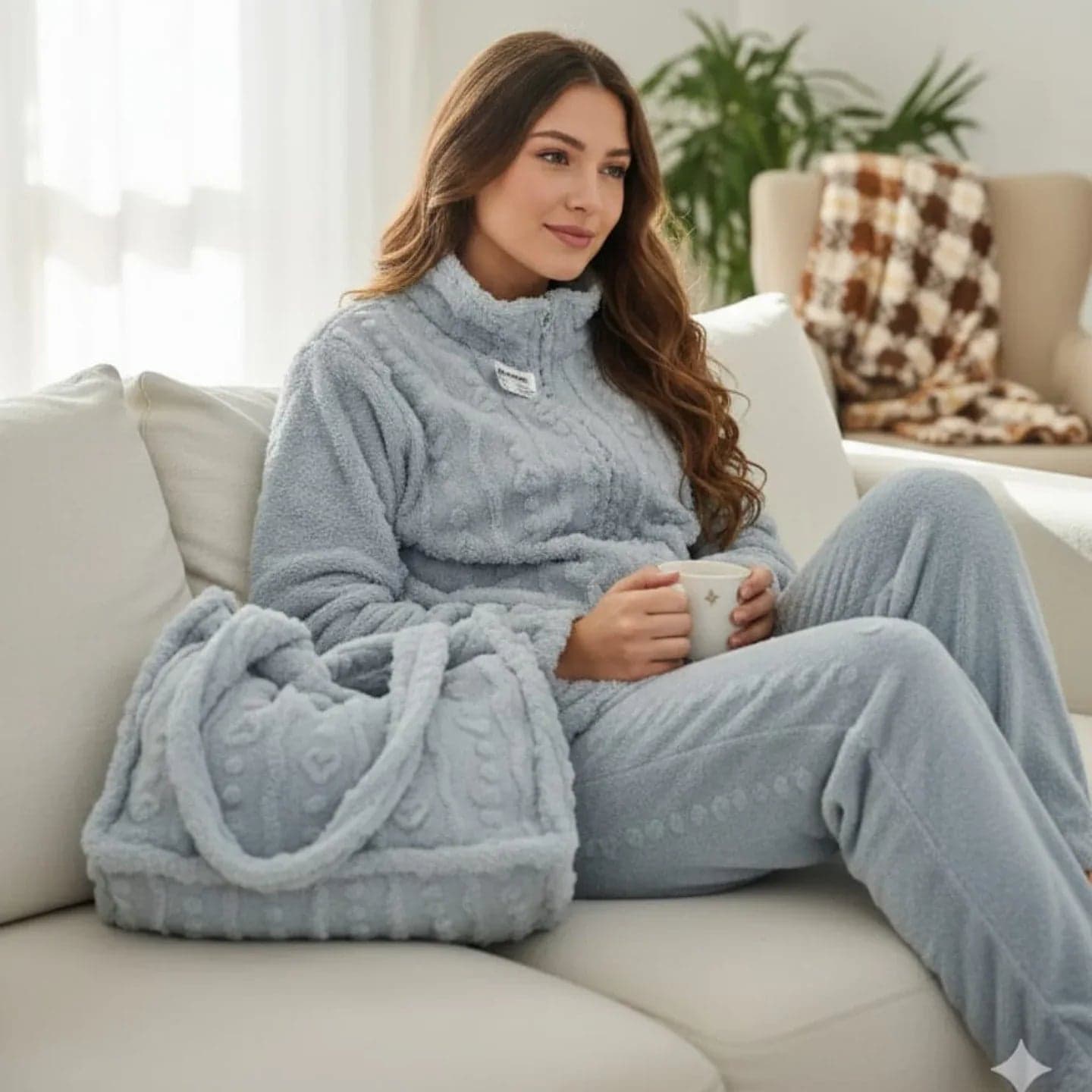 Pigiama Donna Autunno/Inverno Milk And Honey PD1476 Sherpa - 9