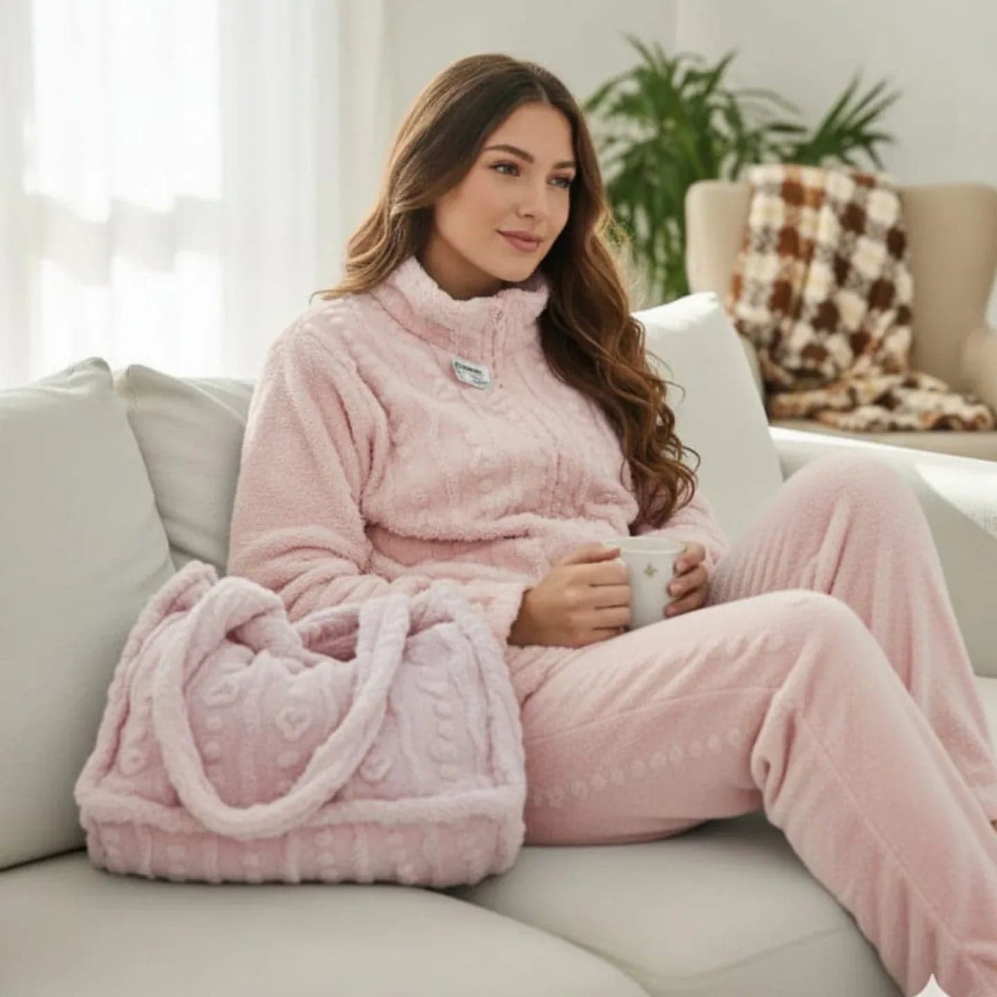 Pigiama Donna Autunno/Inverno Milk And Honey PD1476 Sherpa - 3