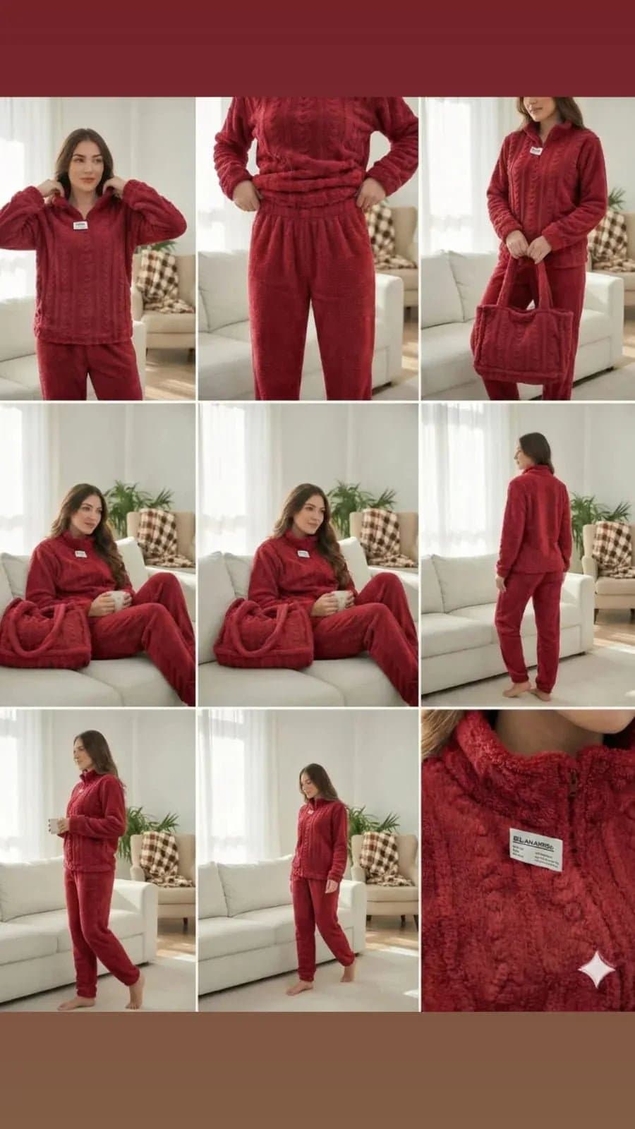 Pigiama Donna Autunno/Inverno Milk And Honey PD1476 Sherpa - 6