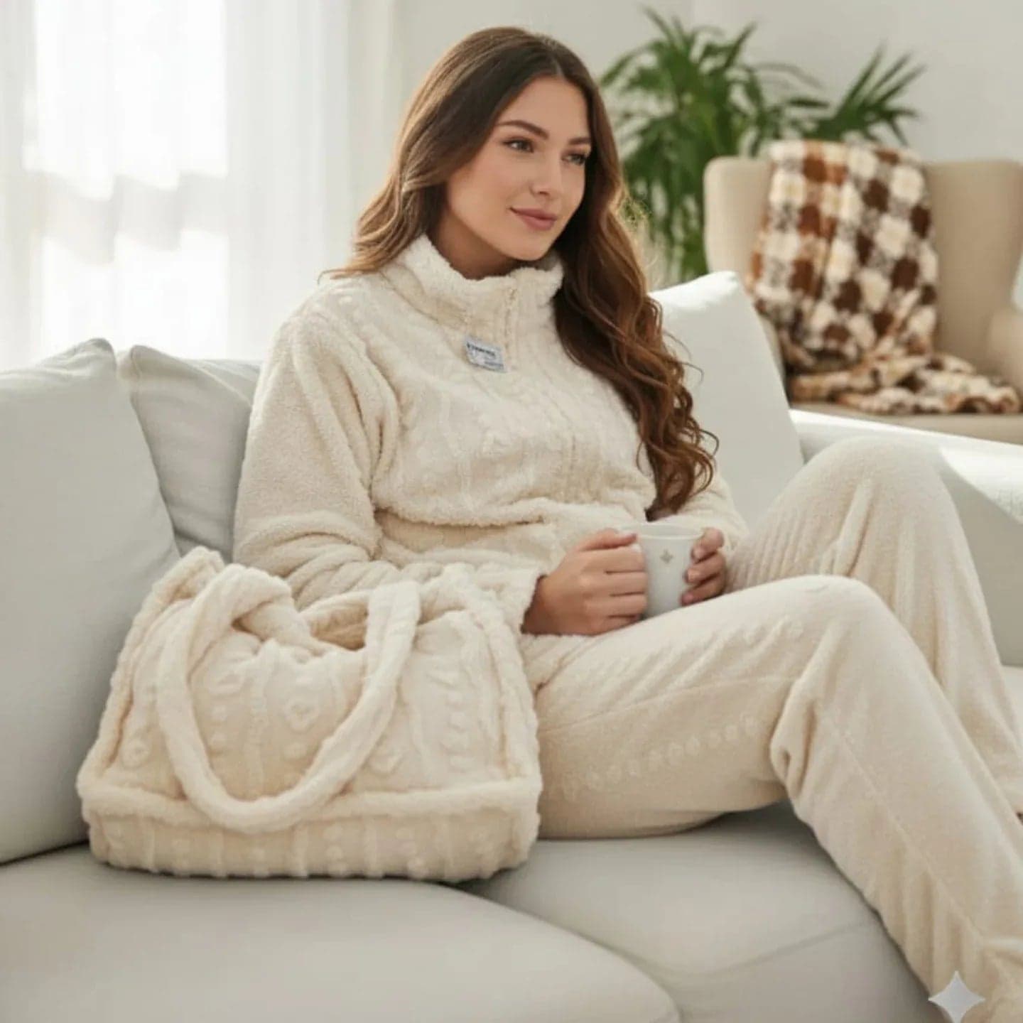 Pigiama Donna Autunno/Inverno Milk And Honey PD1476 Sherpa - 7