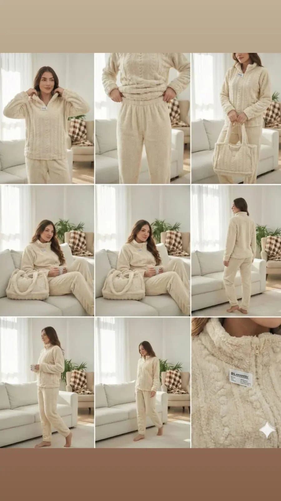 Pigiama Donna Autunno/Inverno Milk And Honey PD1476 Sherpa - 8