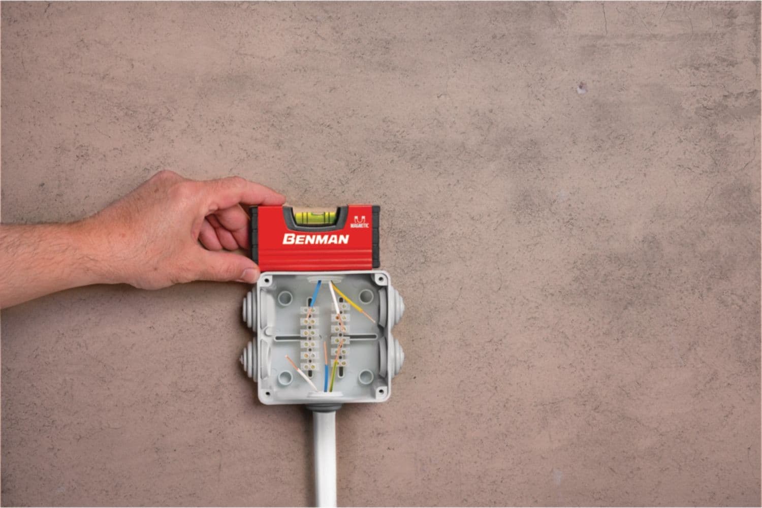 Benman 10cm a 1 bolla livella tascabile magnetica mini - 5