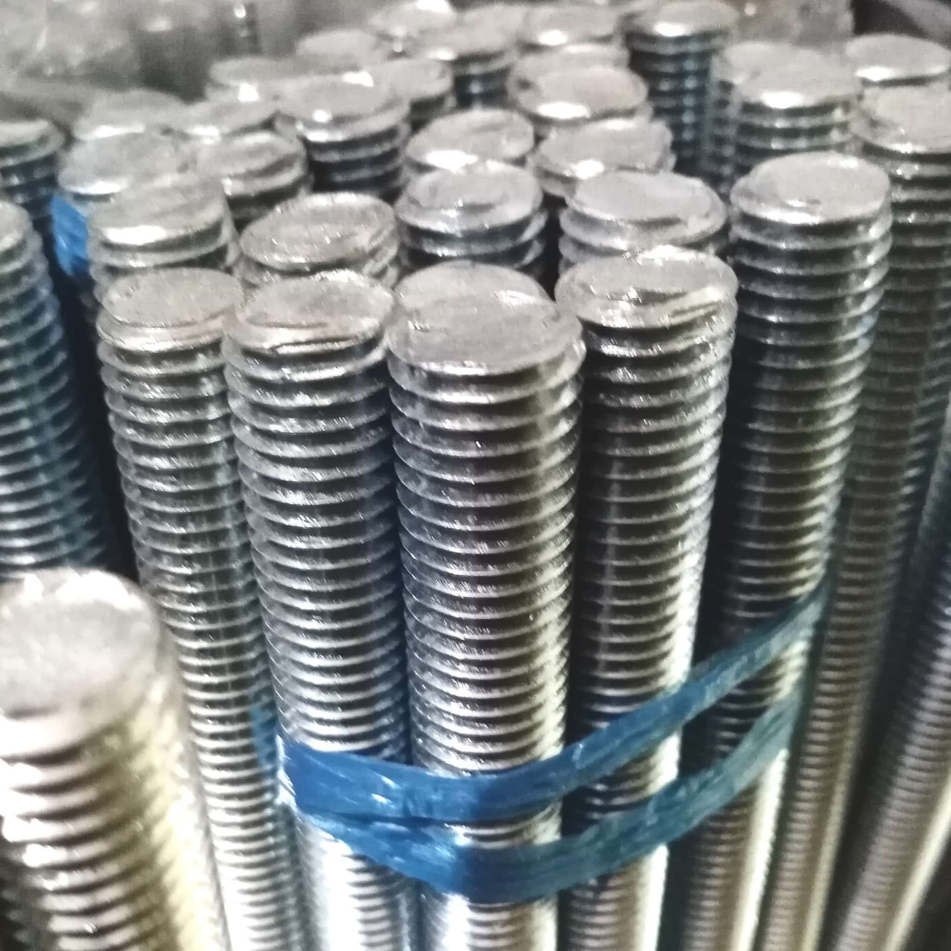 Barra asta filettata 10mm di acciaio zincato da 1mt classe di resistenza 4.8 passo grosso - 4