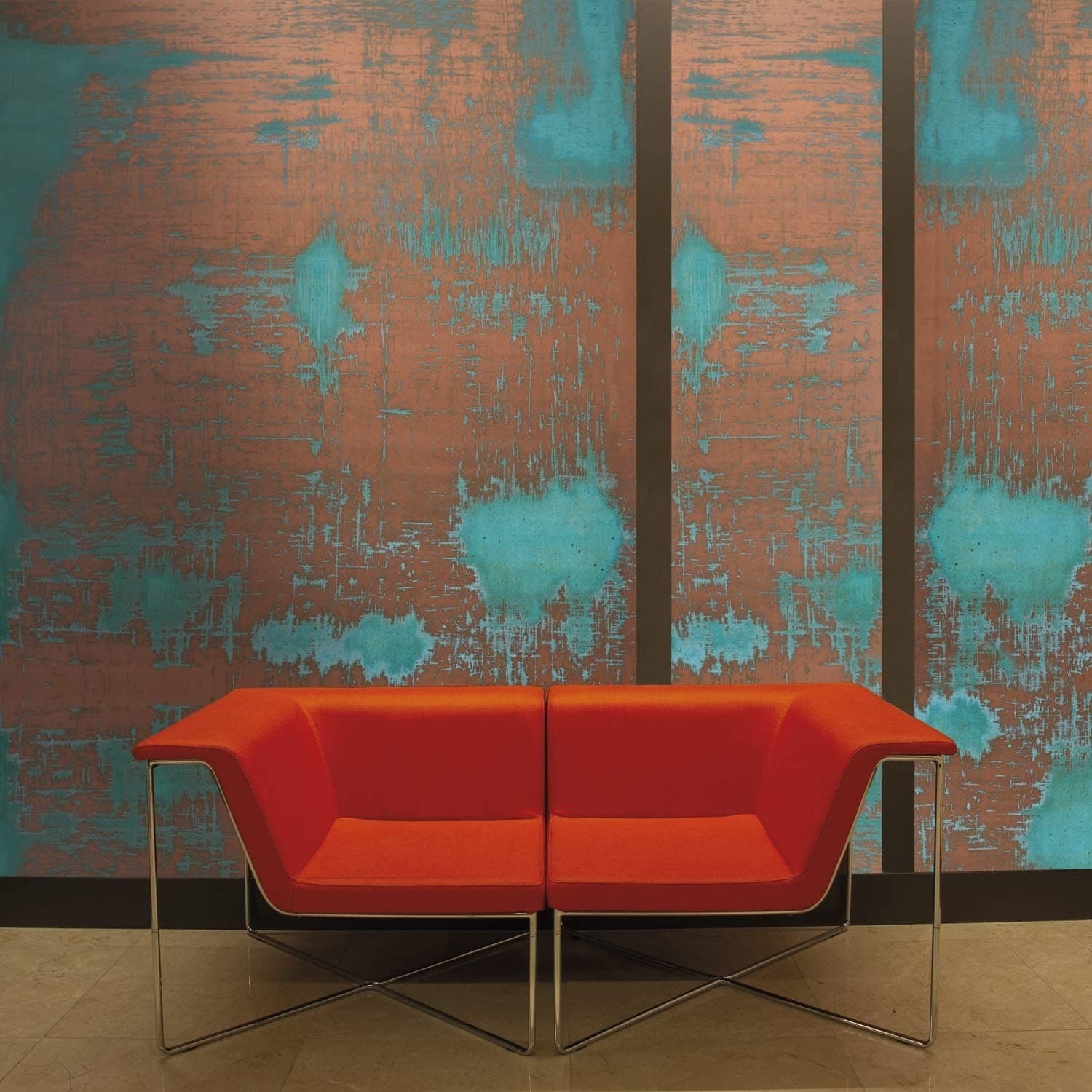 Tixe Rustix 1lt di smalto decorativo effetto rame ossidato per interni - 3