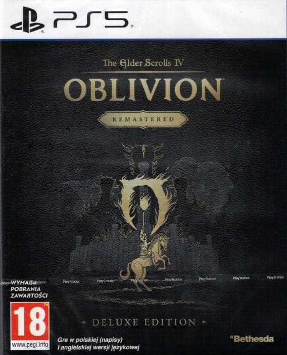 The Elder Scrolls IV Oblivion Remastered Deluxe Edition PS5 UK