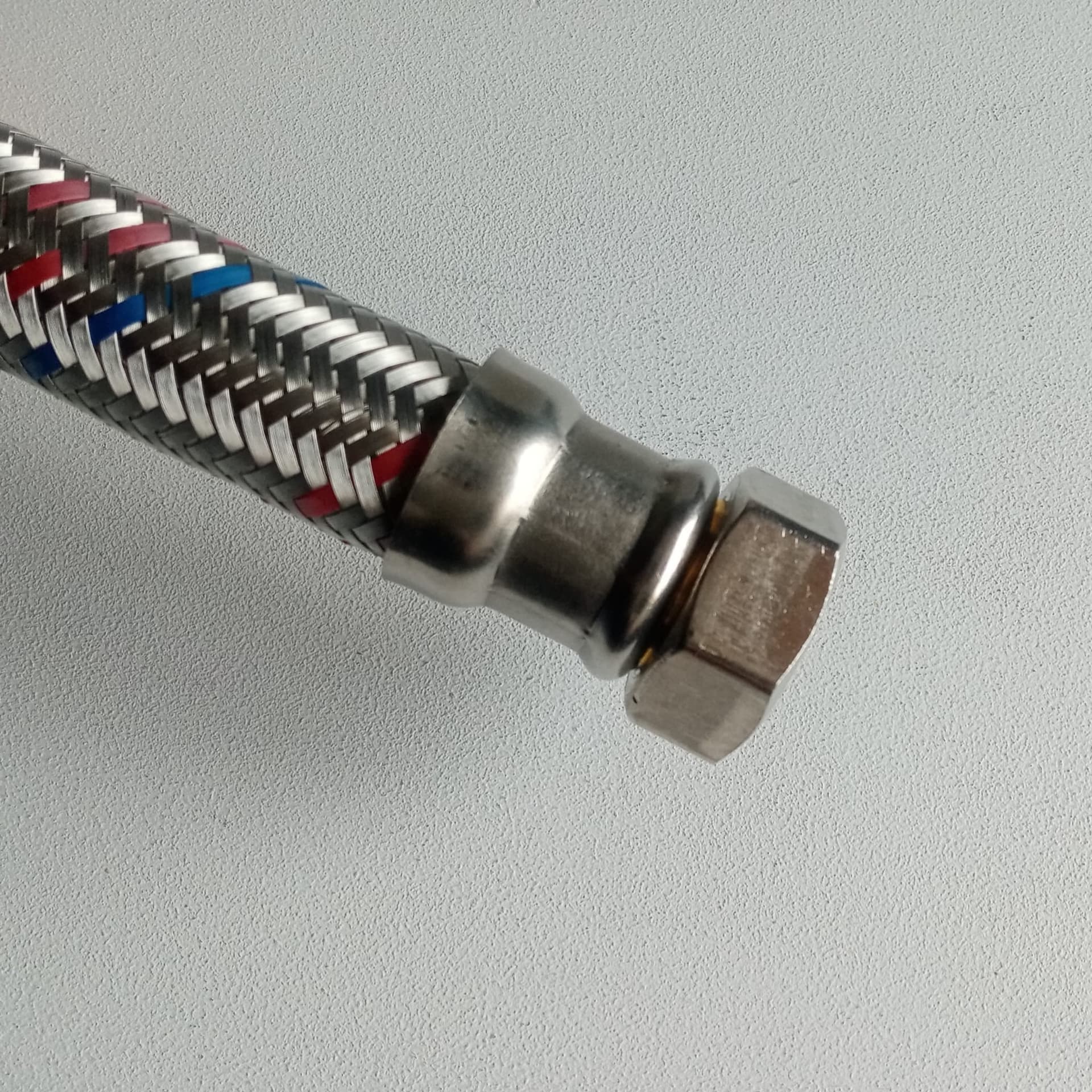 Flessibile acqua antivibrante MF da 3/4" x 40cm completo di guarnizione - 4