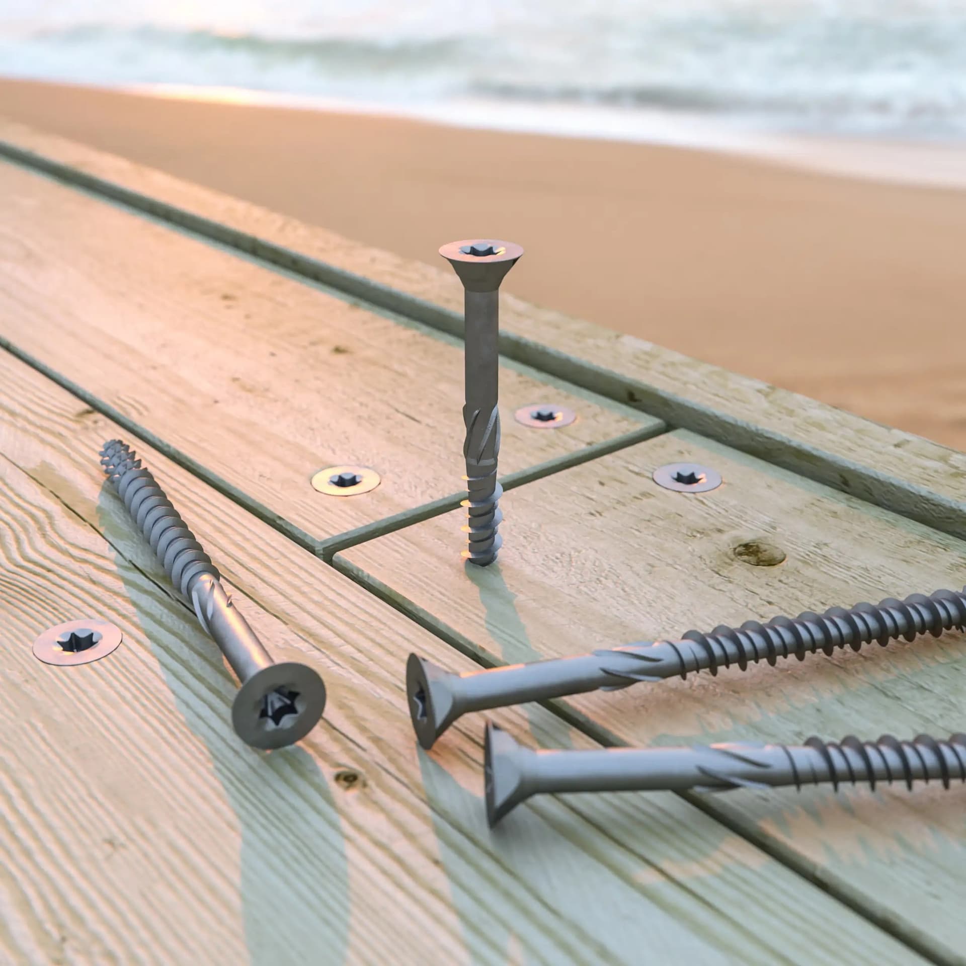 Vite per legno 6x100mm - 100 unità 2FX Duofix Evo Outdoor impronta torx - 8