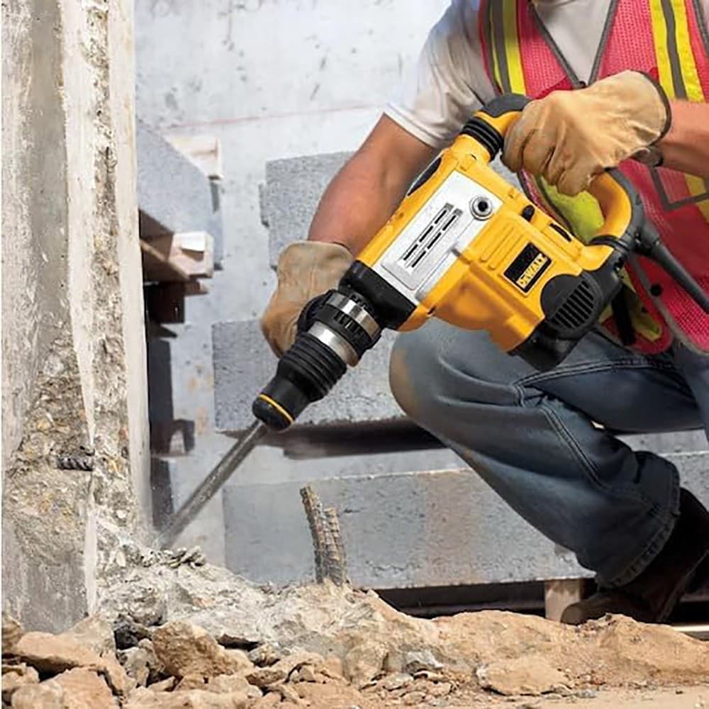 DeWalt scalpello punta piatta da 80mm per tassellatore sds-max - lunghezza 300mm - 3