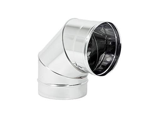 Gomito curva acciaio inox 160mm 5 decimi AISI 304 - 7