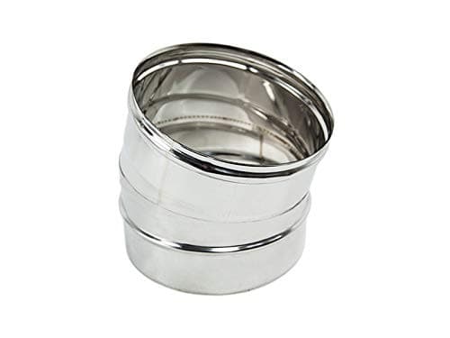 Gomito curva acciaio inox 230mm 5 decimi AISI 304 - 9