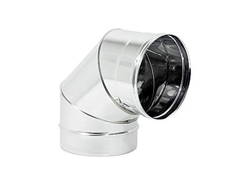 Gomito curva acciaio inox 150mm 5 decimi AISI 304 - 7