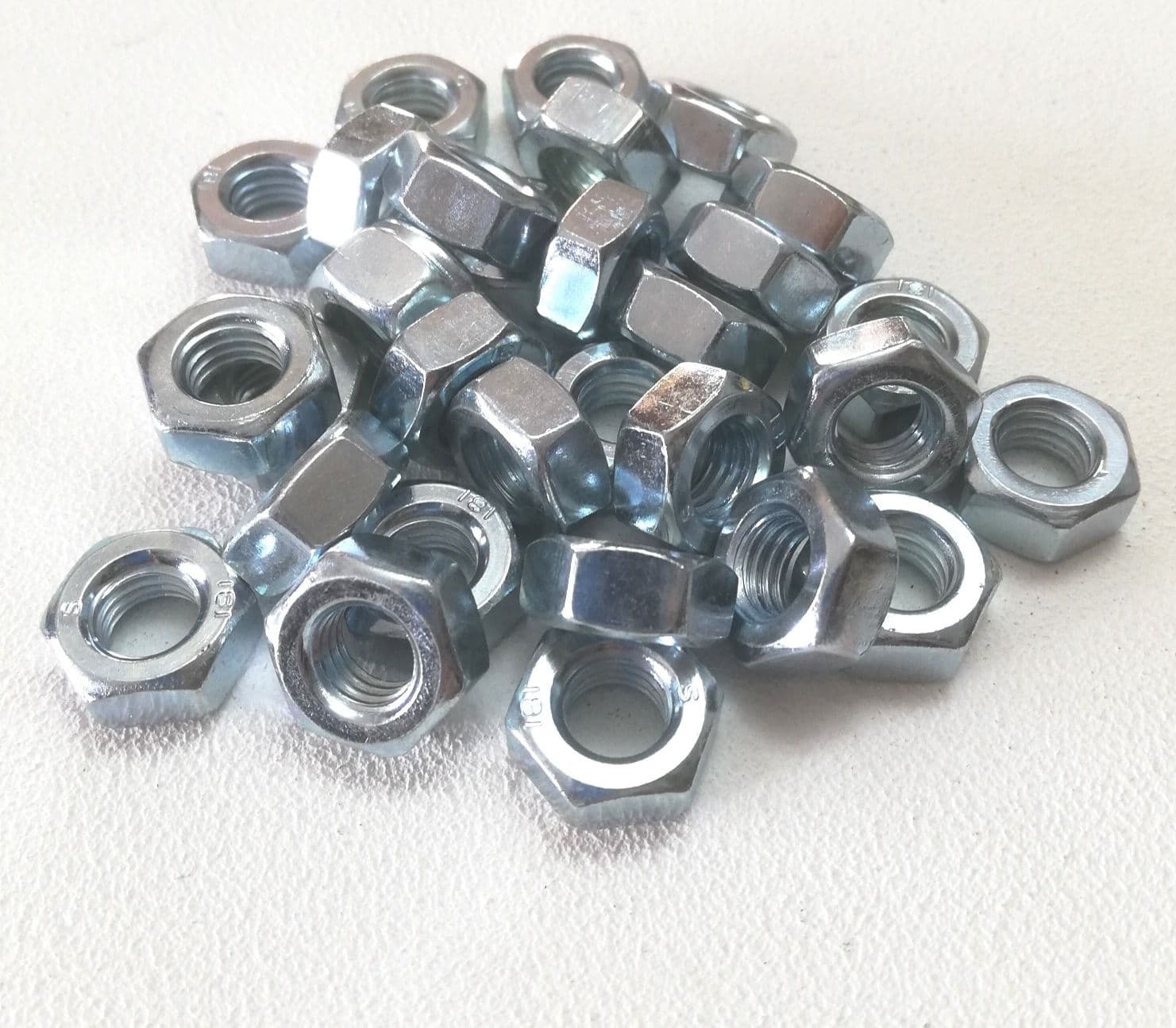 M 6 chiave 10 - 500pz dado esagonale zincato passo grosso - 4