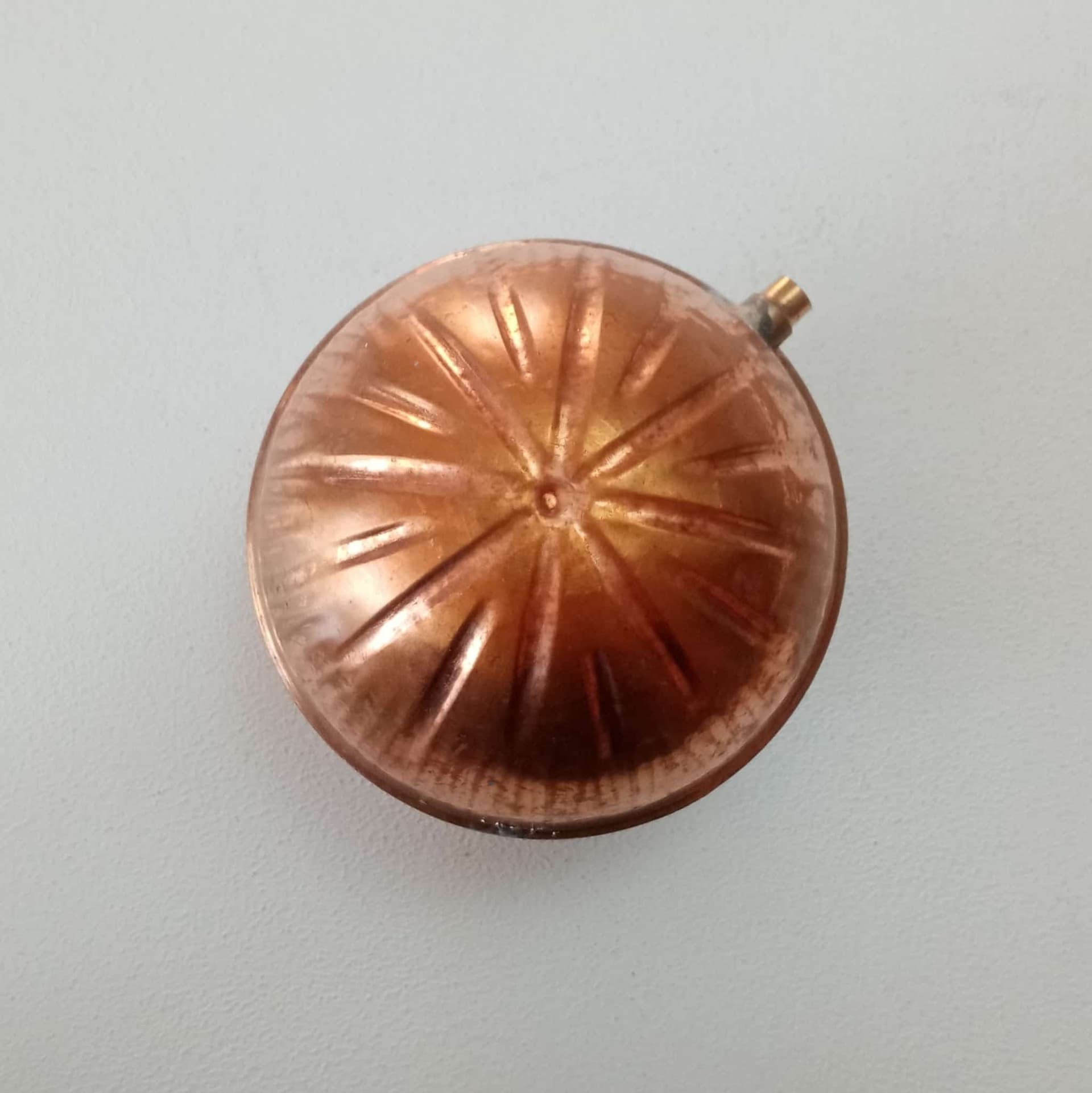 Sfera di rame da 90mm per galleggiante attacco filettato F da 1/4" - 4