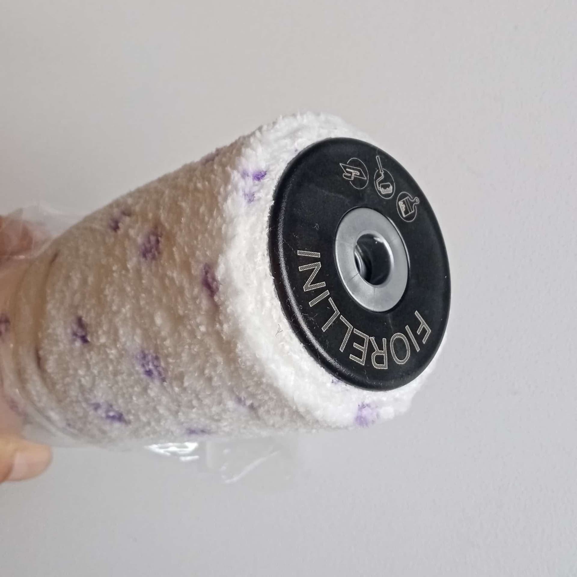 Fiorellini rullo microfibra da 23cm senza manico per l' applicazione di idropitture lavabili e smalti murali - 4