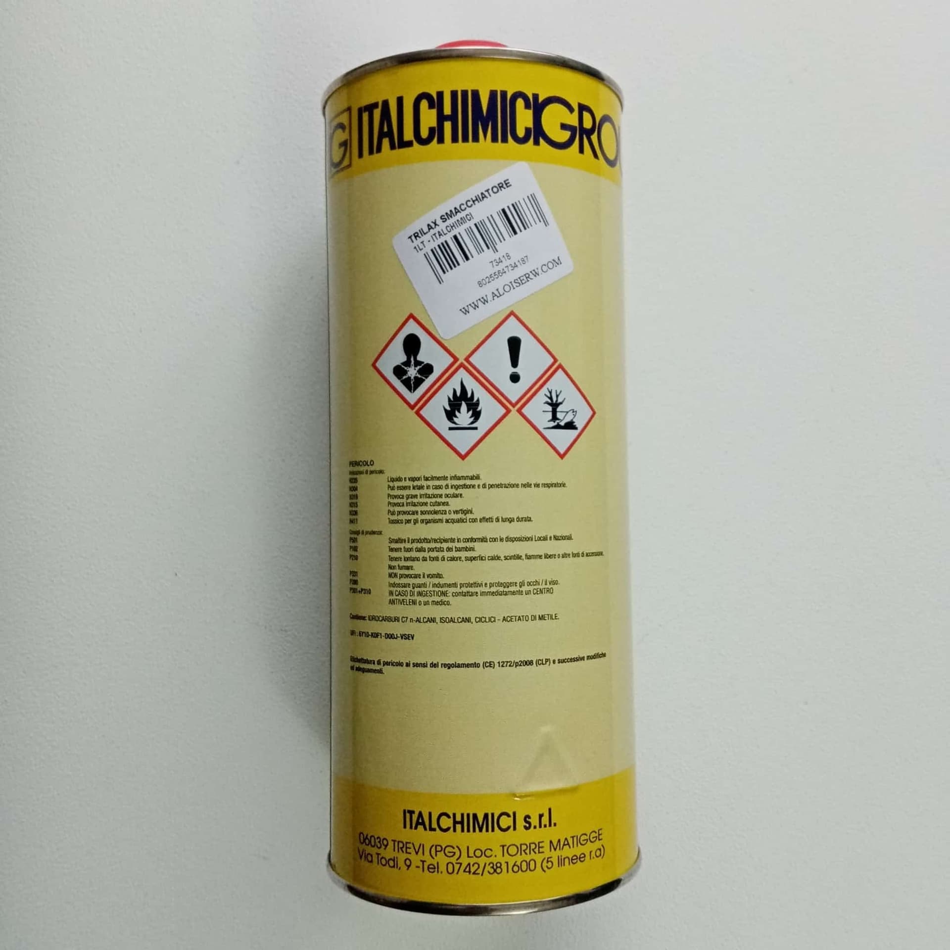 Italchimici Trilax 1lt smacchiatore sgrasssatore base solvente per uso generale - 3
