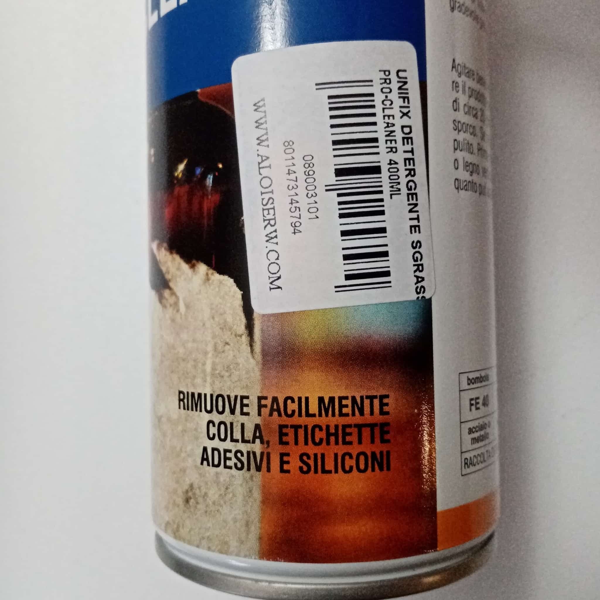 Pro Cleaner 400ml spray rimuovi colla etichette adesivi siliconi catrame - 2