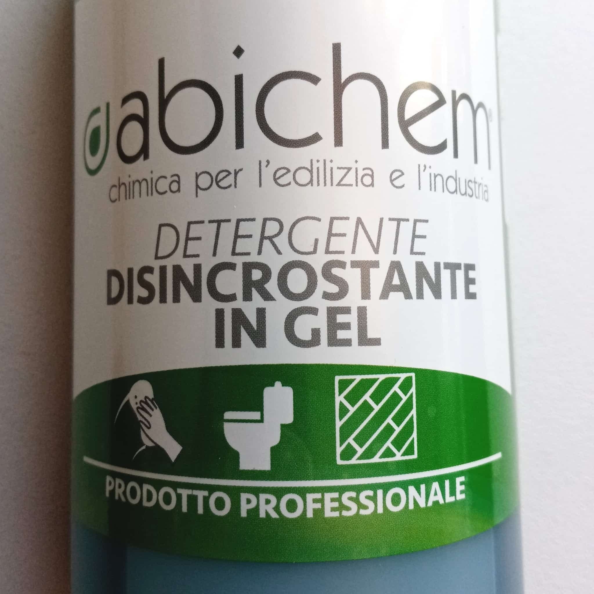 Abichem 1lt DETER W.C. detergente disincrostante in gel per eliminare macchie di incrostazione o di ruggine - 3