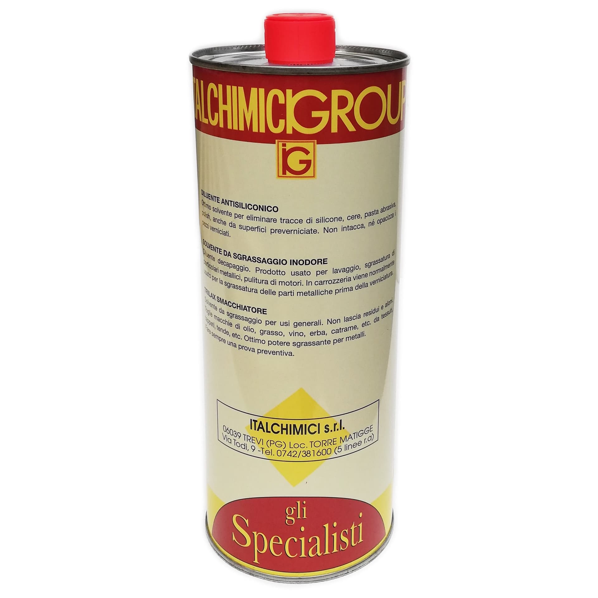 Italchimici 1lt solvente antisilicone asporta cere e siliconi idoneo all'uso in carrozzeria - 2
