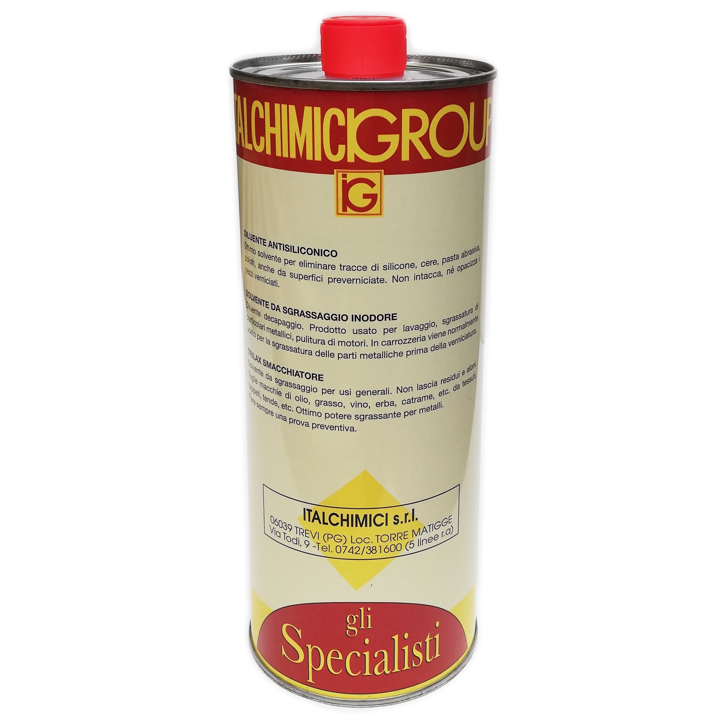 Italchimici 1lt solvente antisilicone asporta cere e siliconi idoneo all'uso in carrozzeria - 2