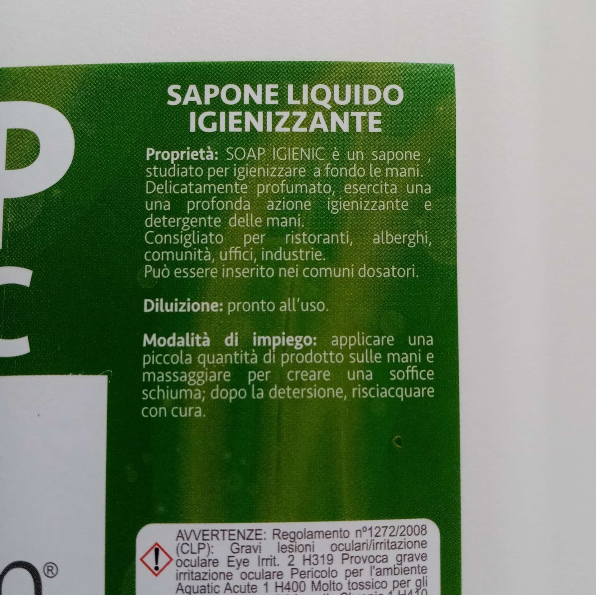 Abichem 5lt SOAP IGIENIC sapone liquido igienizzante lavamani - 2