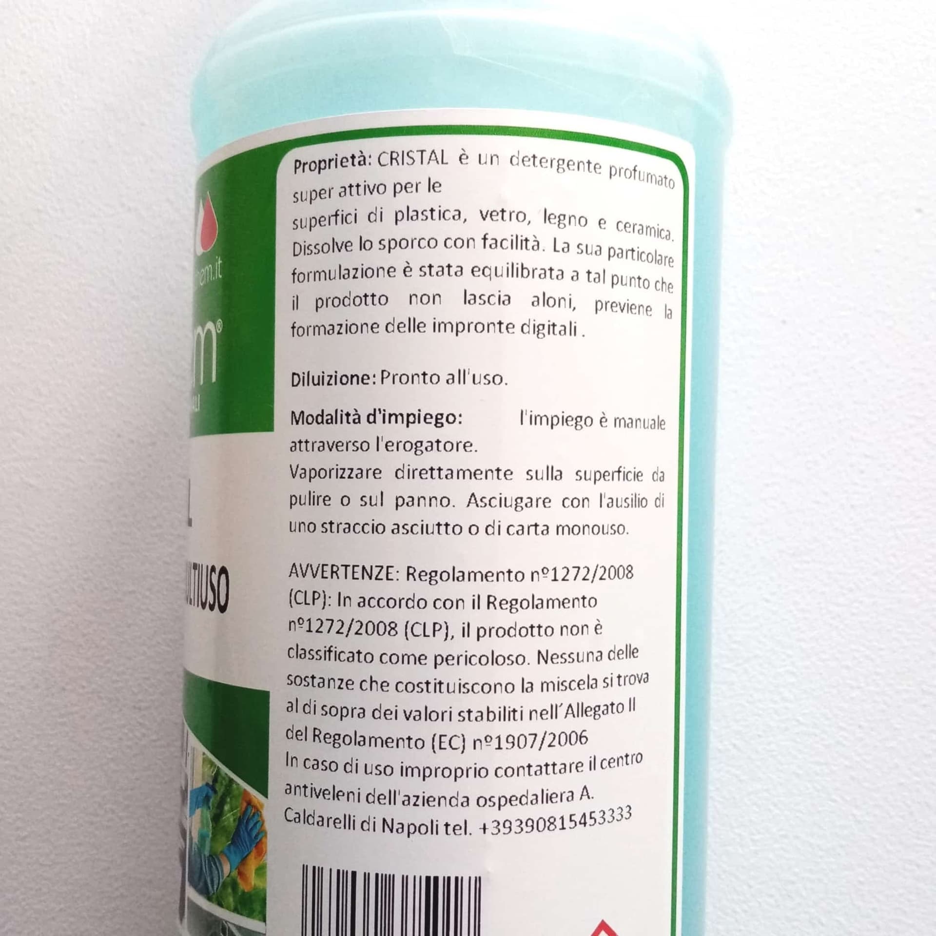 Abichem 1lt CRISTAL detergente multisuperficie - 3