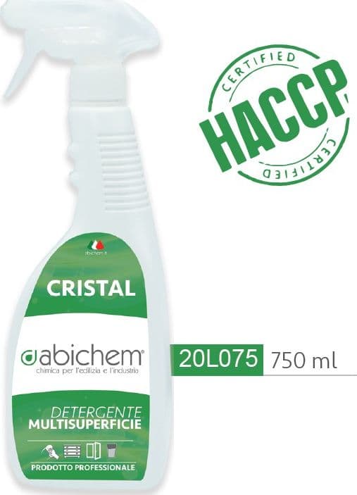 Abichem 1lt CRISTAL detergente multisuperficie - 5