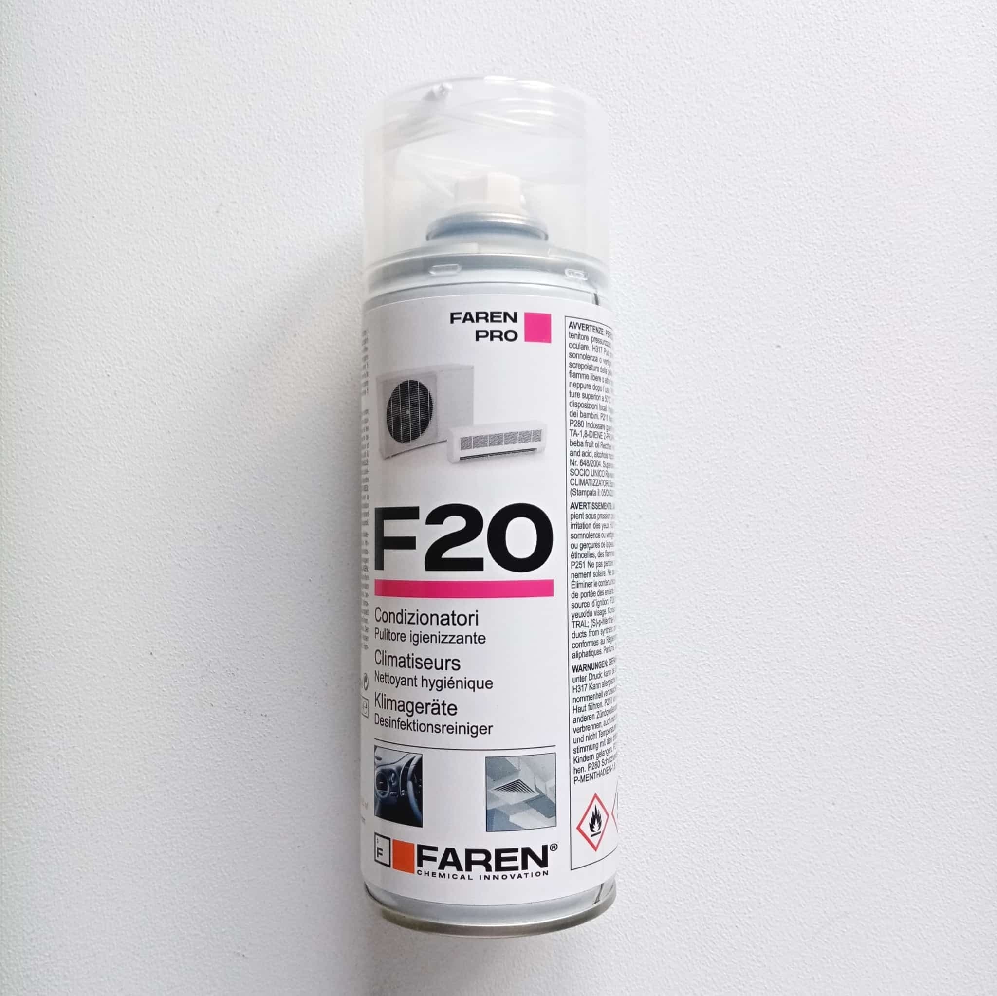 Faren F20 400ml pulitore spray igienizzante per climatizzatori