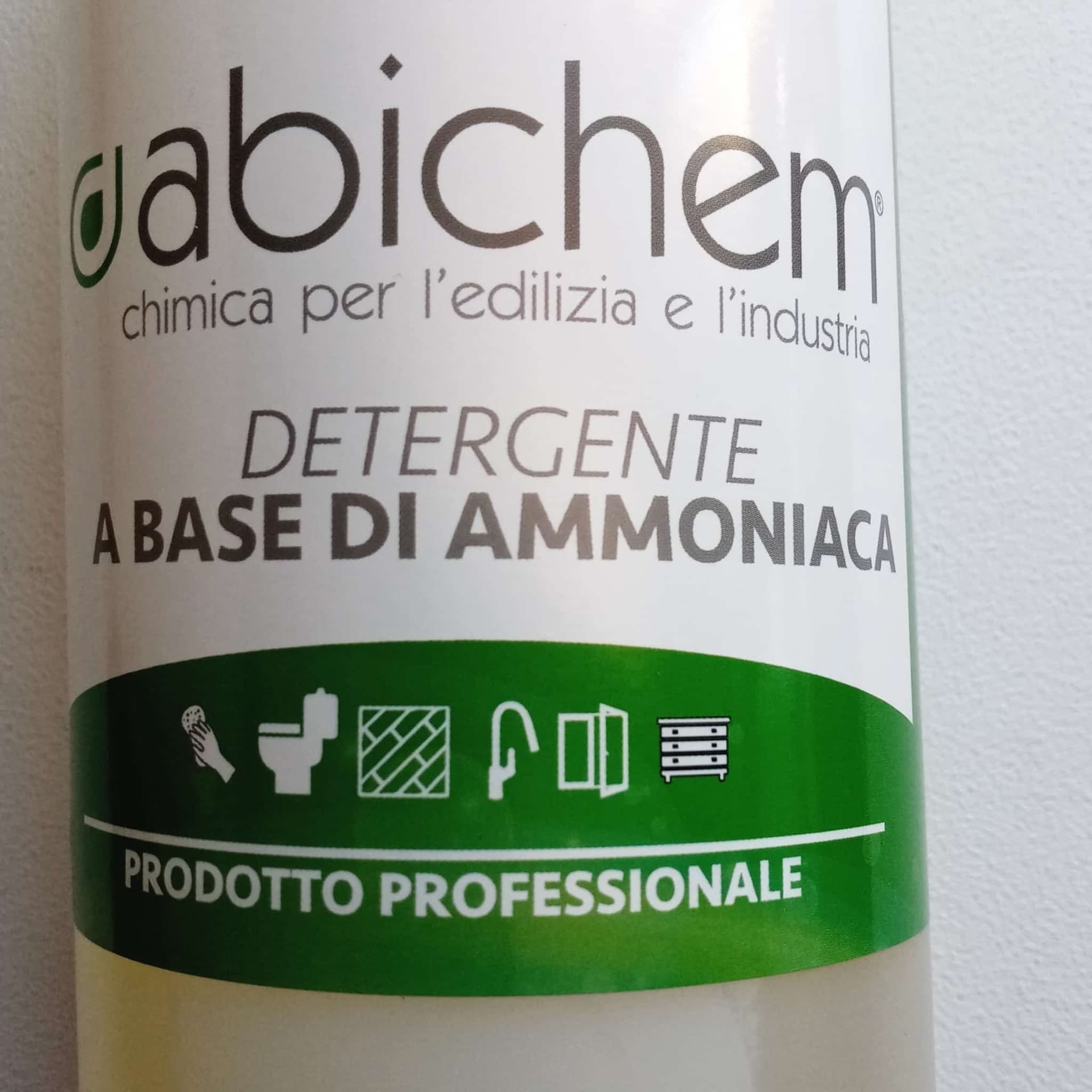 Abichem 1lt AMMONIACA profumata per la pulizia di pavimenti e superfici - 2