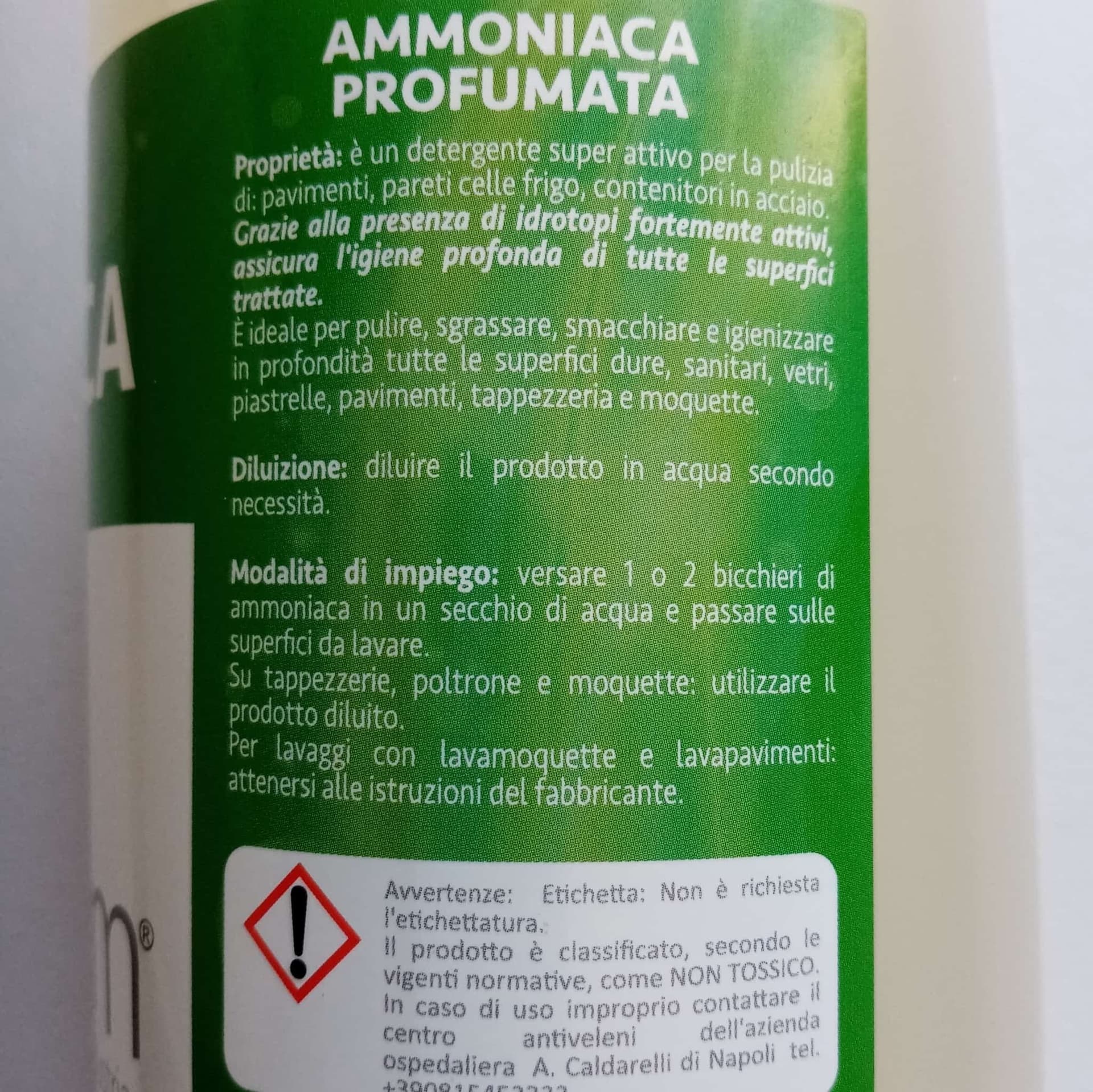 Abichem 1lt AMMONIACA profumata per la pulizia di pavimenti e superfici - 3