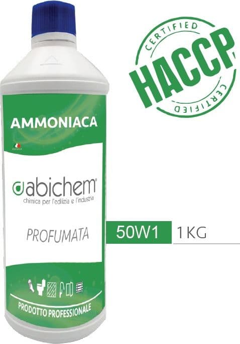 Abichem 1lt AMMONIACA profumata per la pulizia di pavimenti e superfici - 4