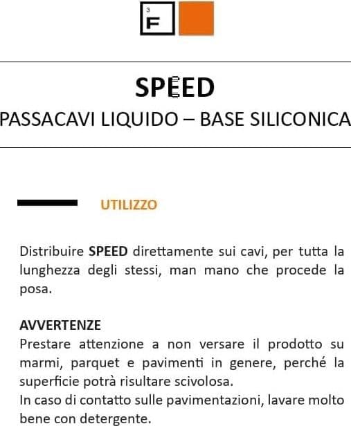 Faren Speed 1lt scorricavo lubrificante liquido per l'installazione dei cavi - 6