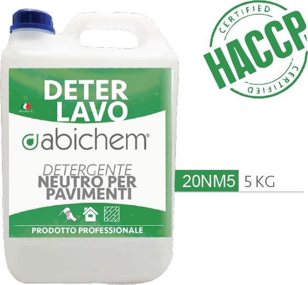 Abichem 5lt DETER LAVO Dolce Lavanda detergente igienizzante per pavimenti e superfici - 4
