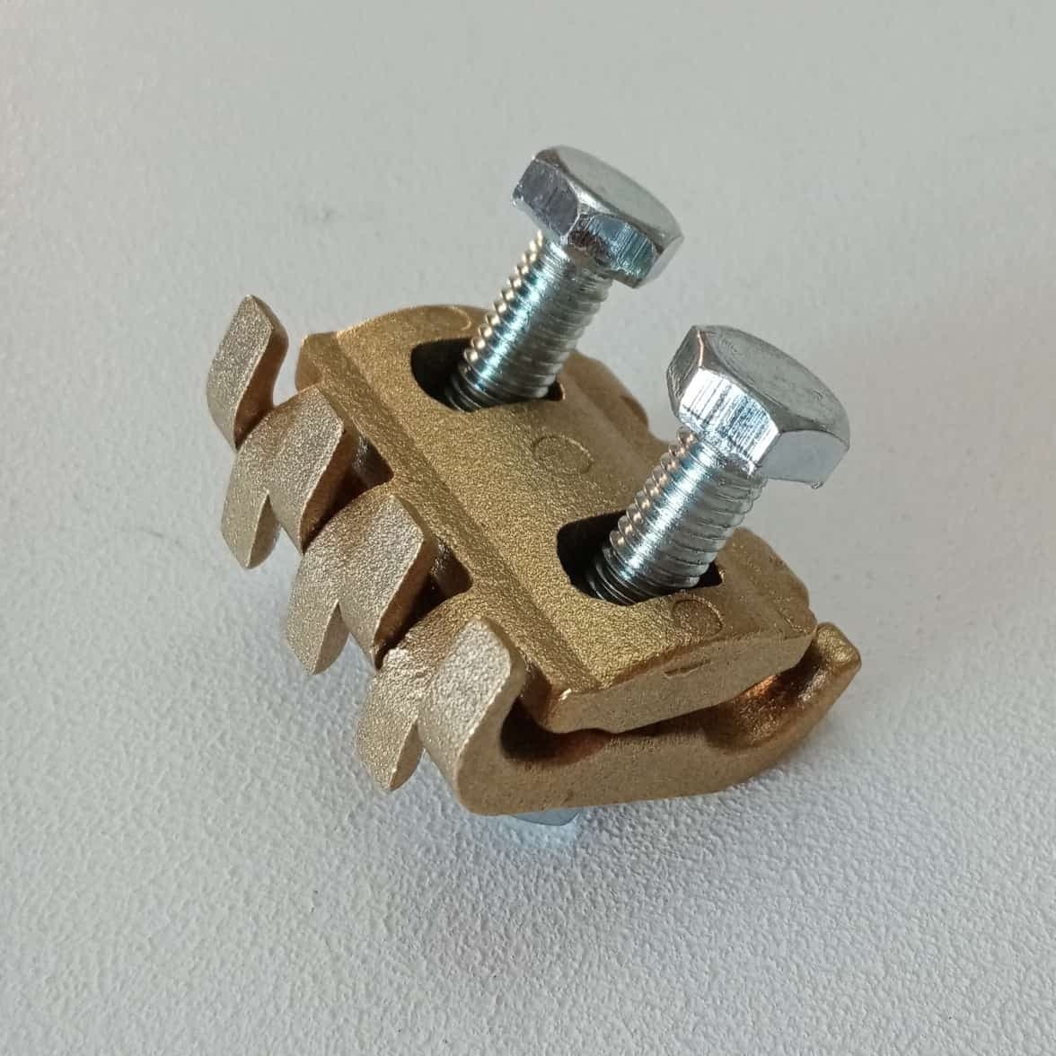 CEM2339 - morsetto bifilare a pettine a 2 bulloni sezione 35-70mm - 2