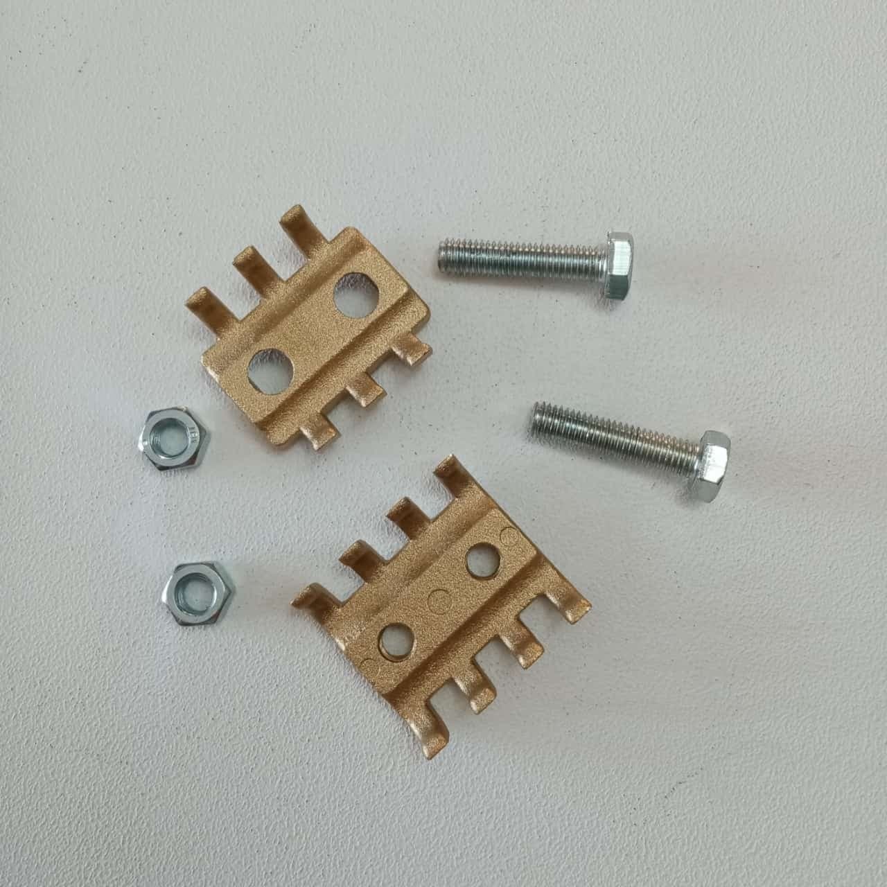 CEM2339 - morsetto bifilare a pettine a 2 bulloni sezione 35-70mm - 6