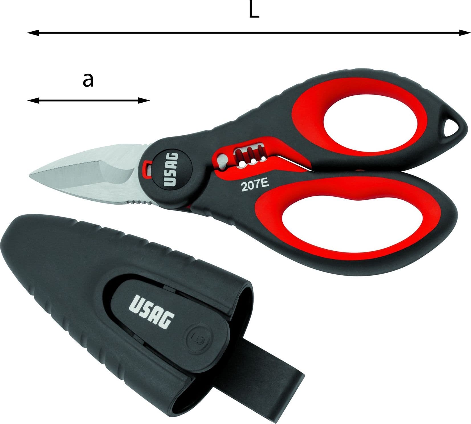 Usag art. 207E forbici professionali per elettricisti - 6
