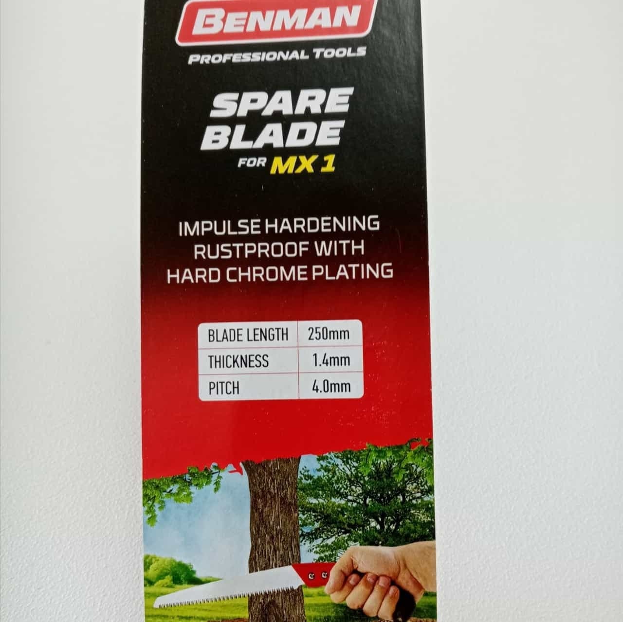 BenMan lama di ricambio dritta da 250mm per svettatoio segaccio modello MX1-250 - 5