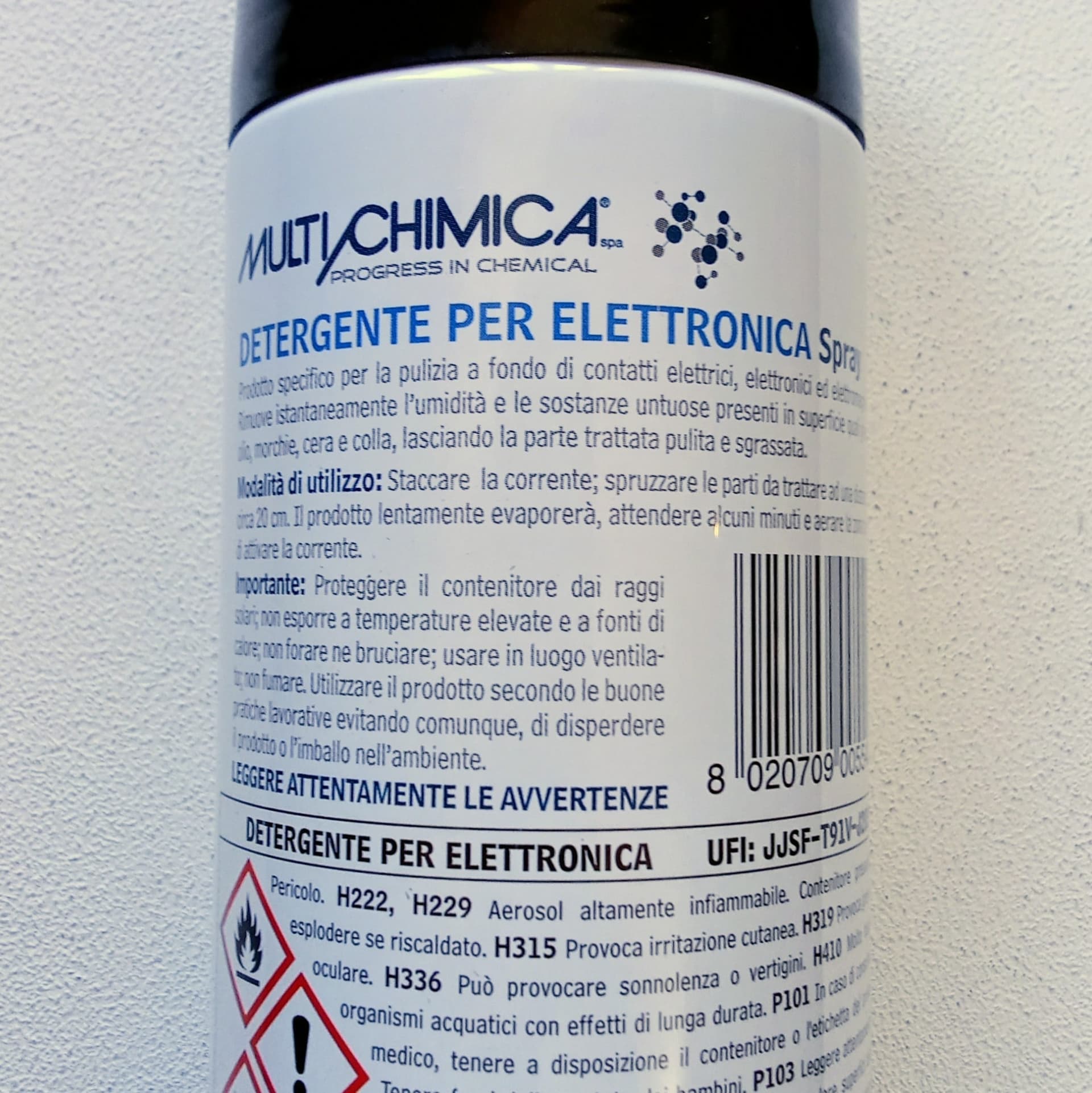 Multichimica 400ml detergente spray per elettronica e contatti elettrici - 3