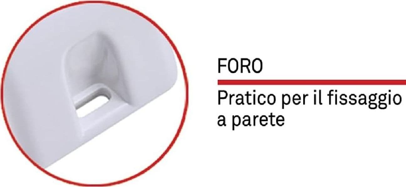 Multipresa bianca da 3 posti con 1 interruttore - 6