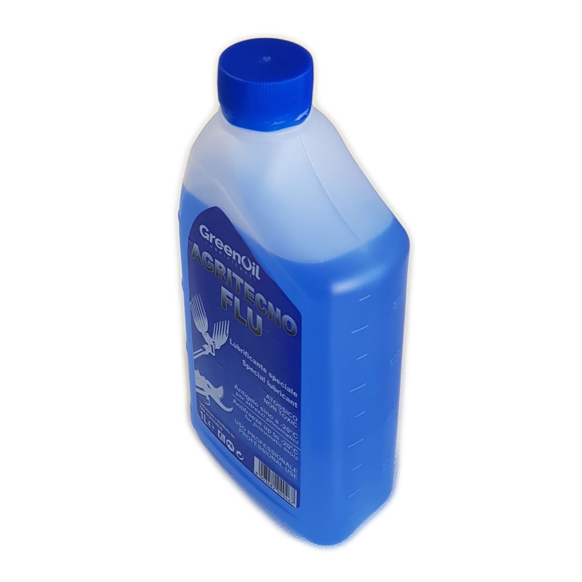 Lubrificante olio atossico antigelo agritecno flu 1lt per attrezzi pneumatici - 2