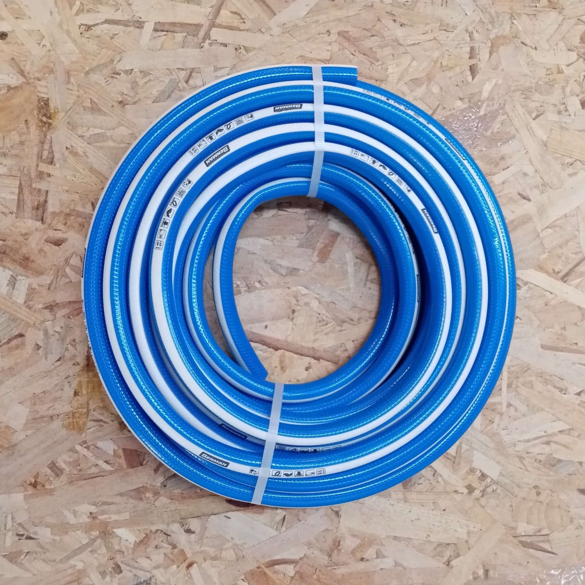 Benman tubo retinato 5/8" - 15mm da 15mt a 5 strati per giardino resiste a 40 bar - 2