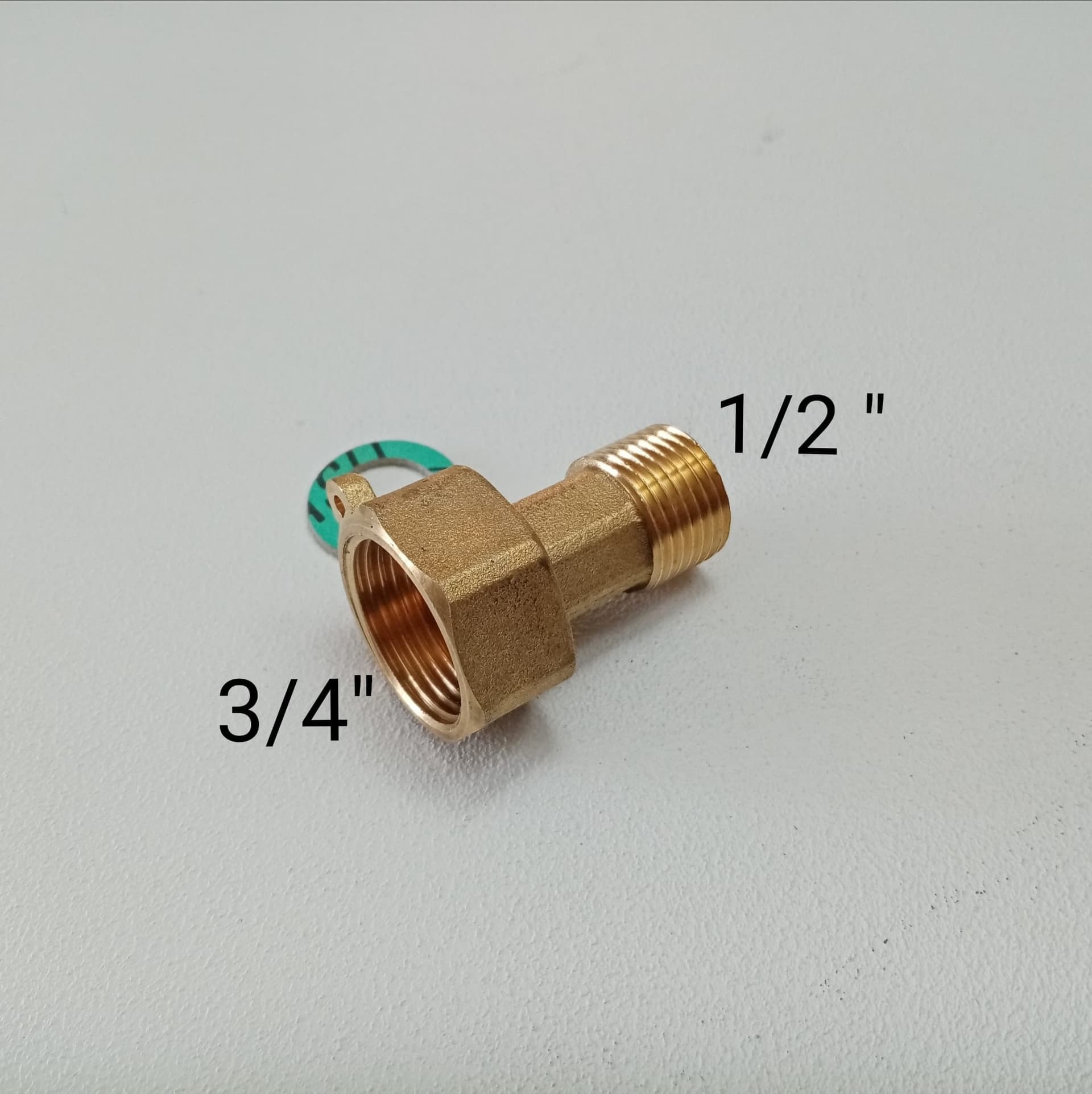 Contatore d'acqua da 1/2" con raccordi - omologato - 6