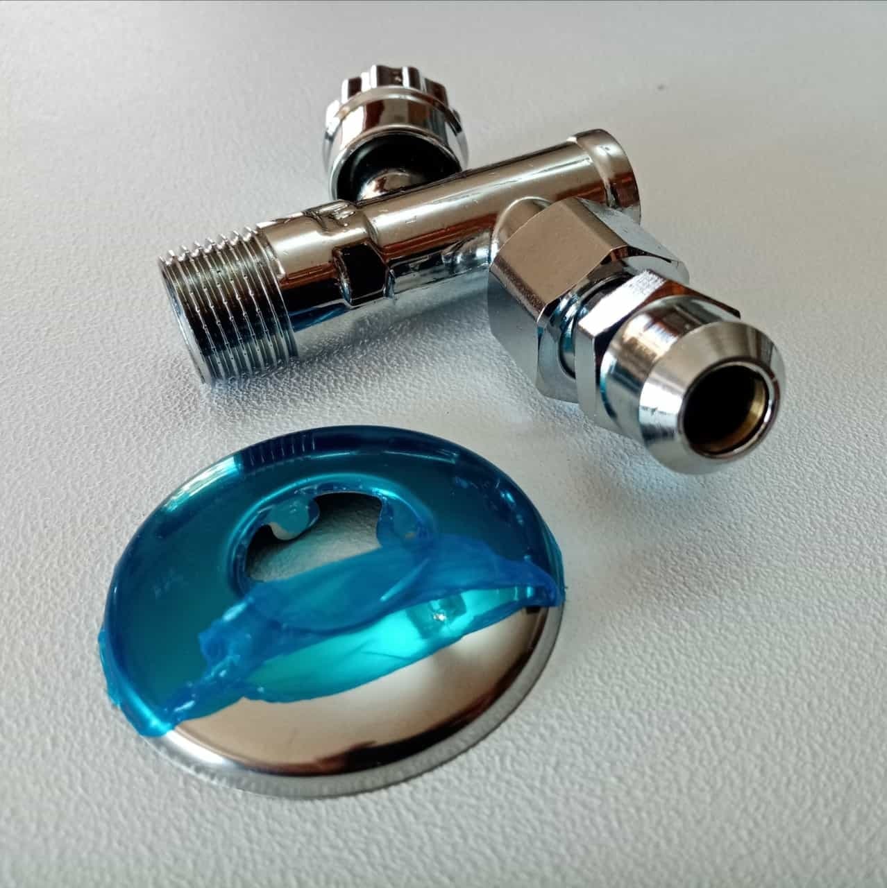 Rubinetto a vitone da 1/2" sotto lavabo bidet lavello con filtro e snodo - 5