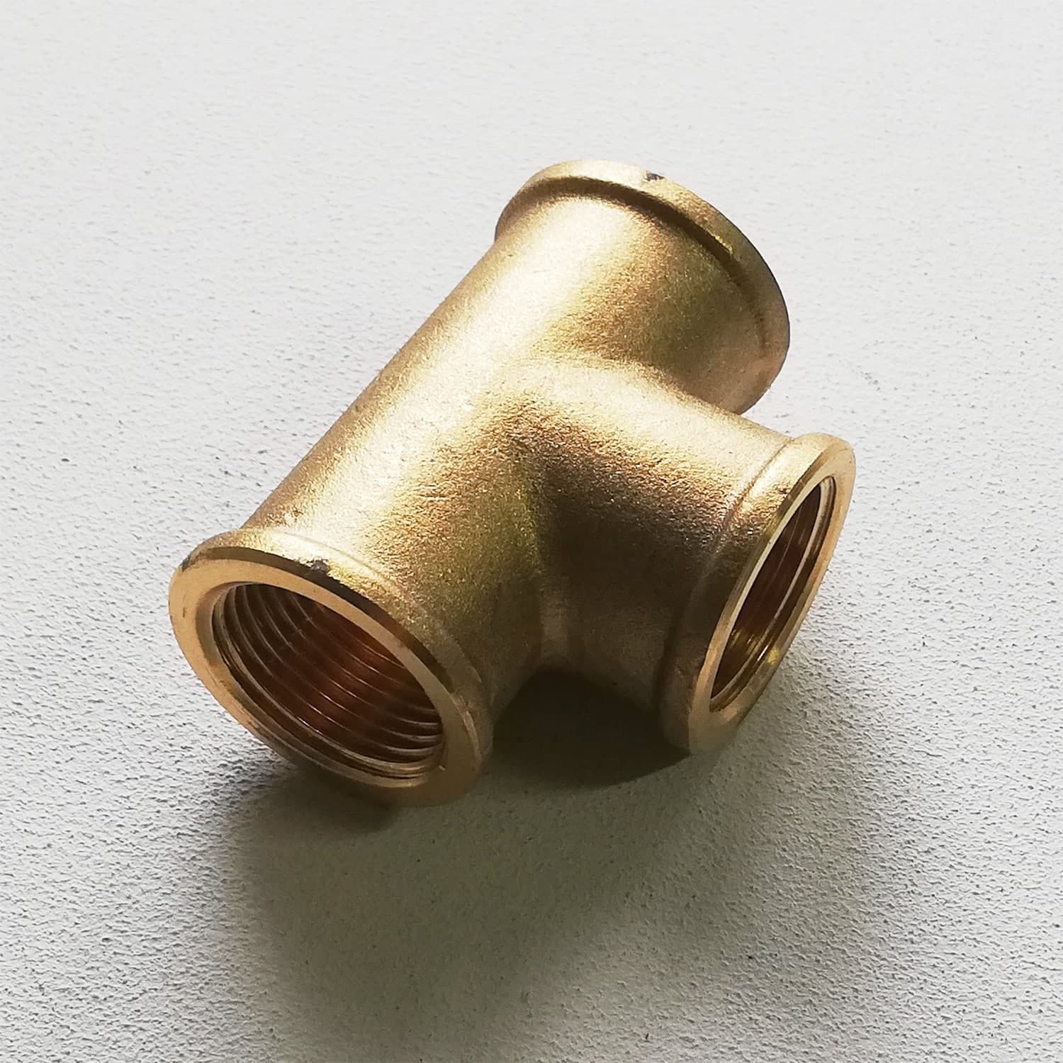 Tee t FFF da 1"+1/2 in ottone - 2