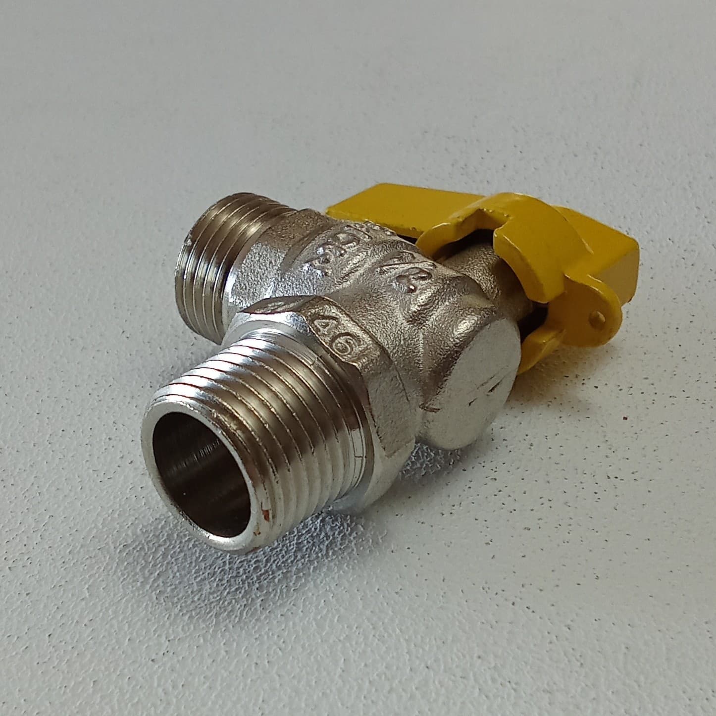 Valvola sfera rubinetto gas MM leva corta da 1/2" - 3