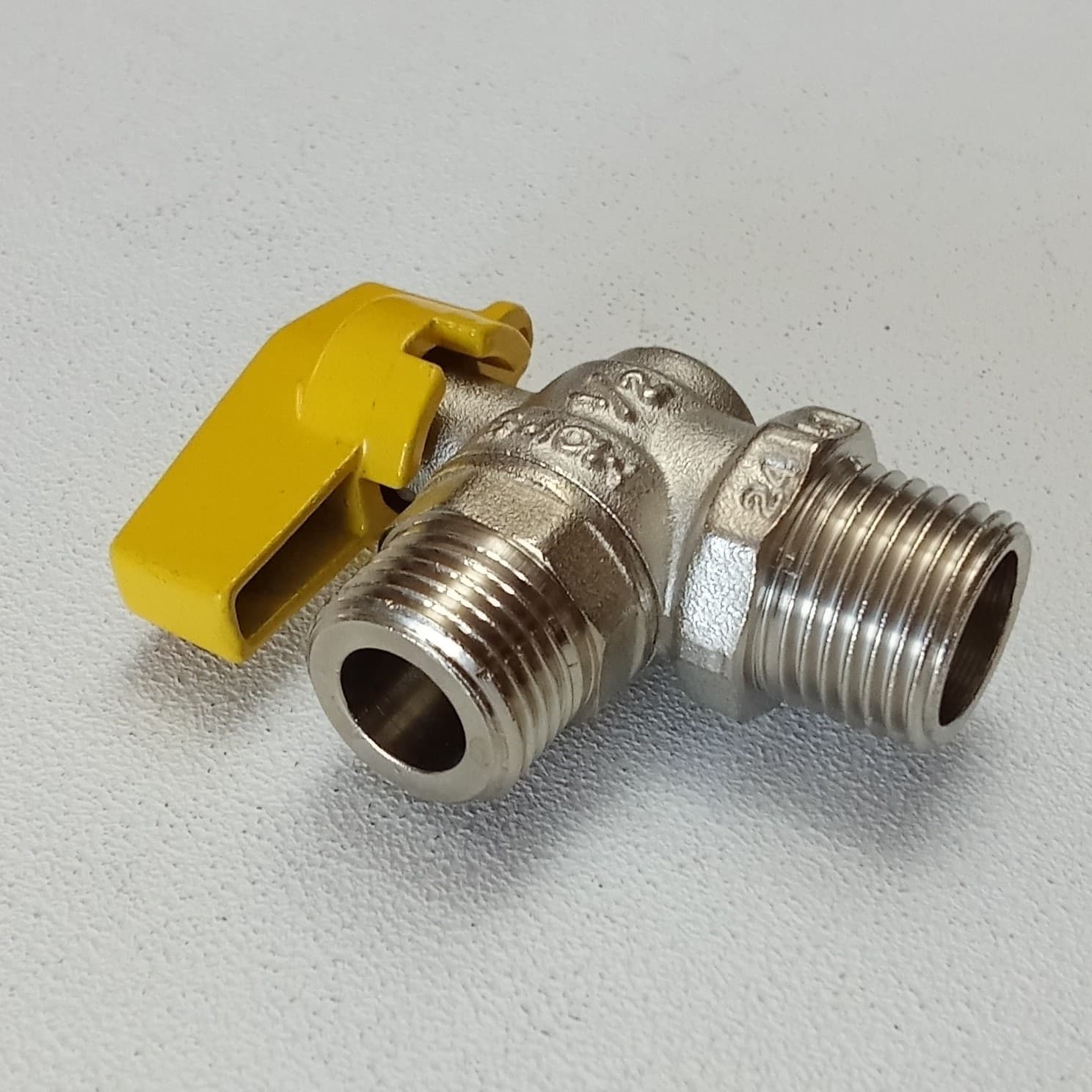 Valvola sfera rubinetto gas MM leva corta da 1/2" - 4