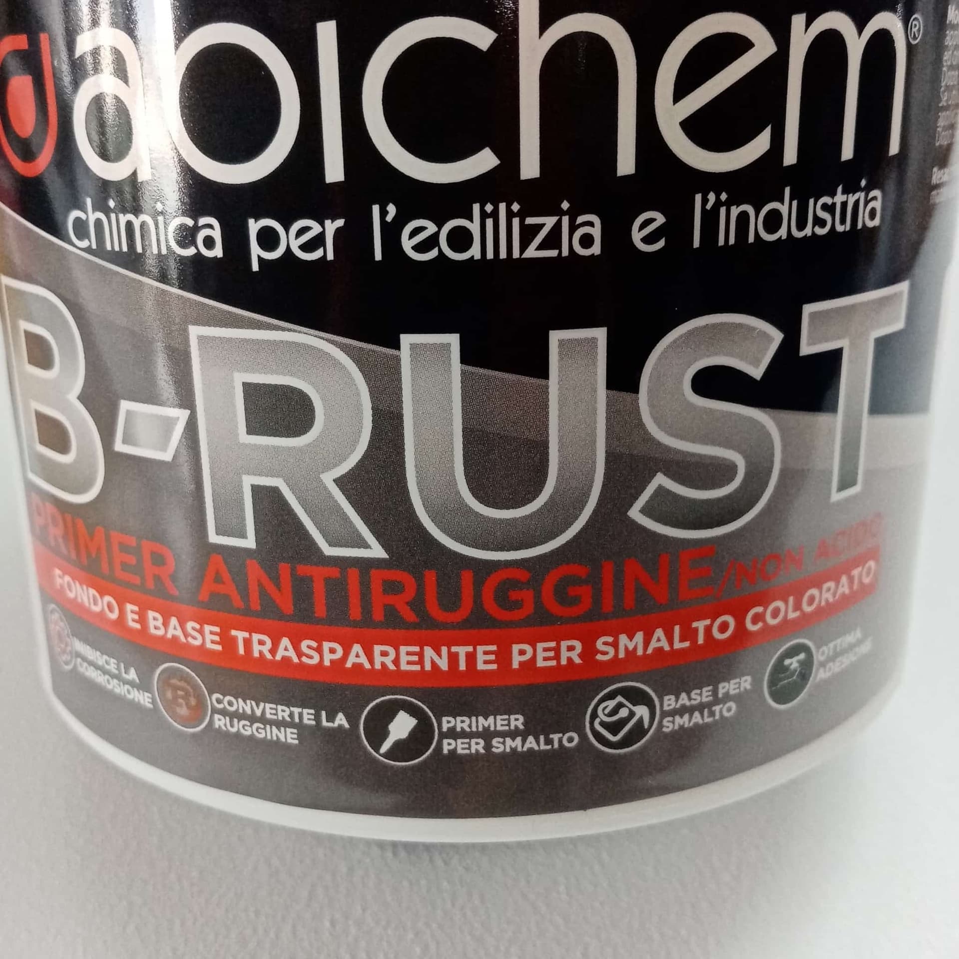 Abichem 1kg B-RUST smalto antiruggine trasparente - 2