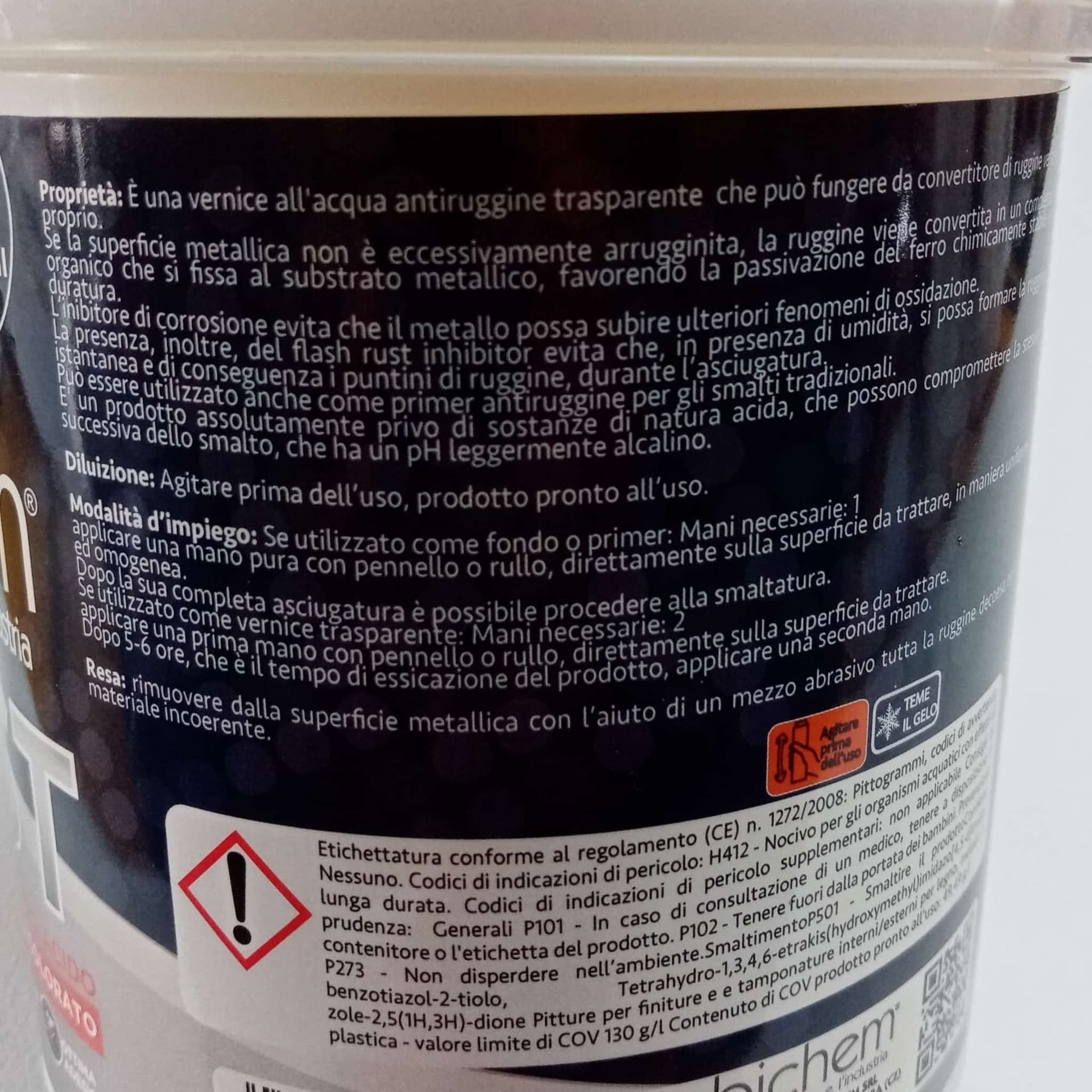Abichem 1kg B-RUST smalto antiruggine trasparente - 3