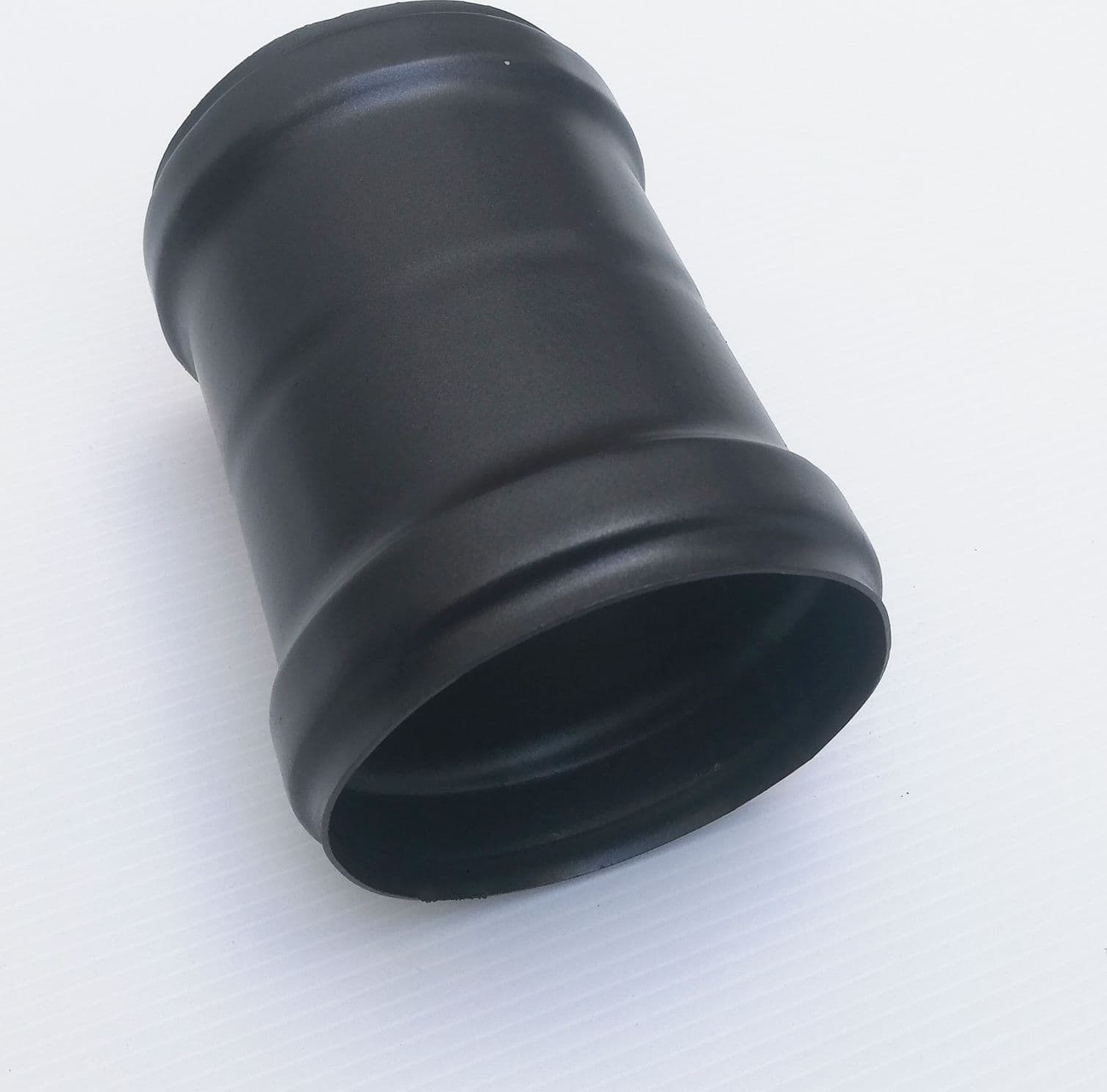 Tubo nero pellet giunzione manicotto FF da 100mm - 2