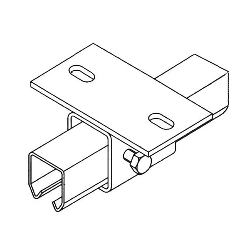 Ibfm art. 328 supporto a soffitto in acciaio zincato per monorotaia 339P - 6