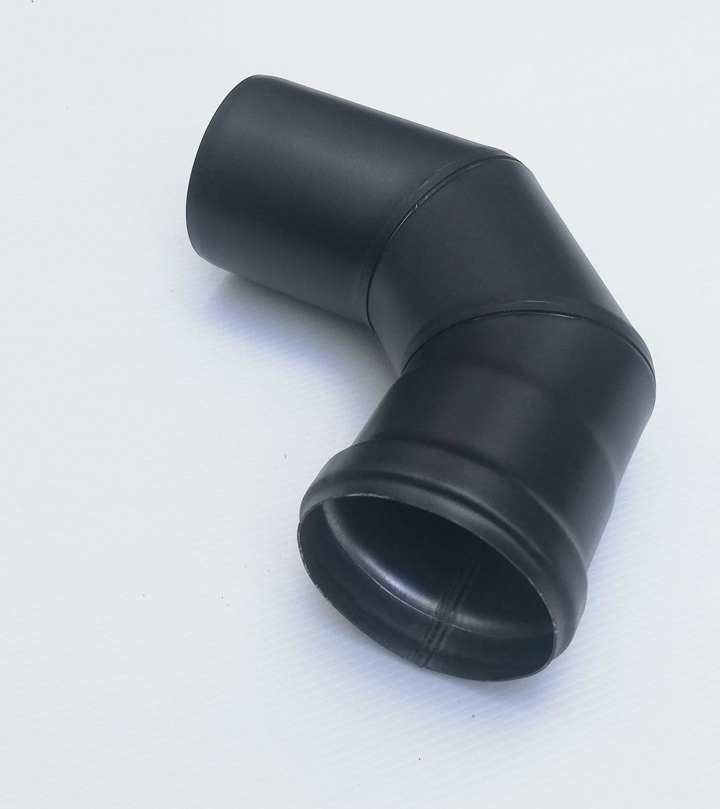 Curva gomito nero pellet a 90° da 80mm - 3
